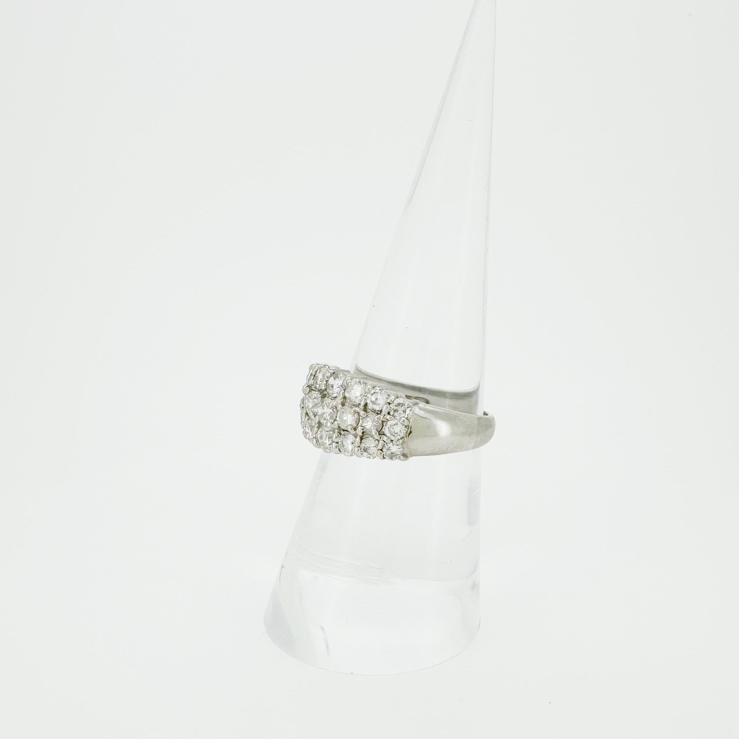 Platinum 1.58ct Diamonds Ring
