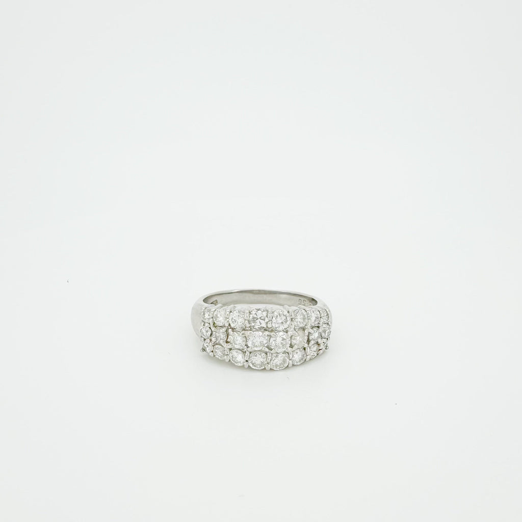 Platinum 1.58ct Diamonds Ring