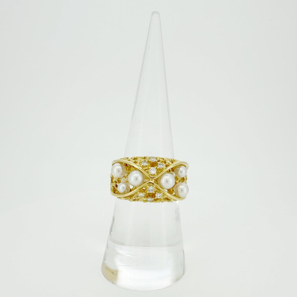 18K Gold Heavy-Set Japan Akoya Pearl