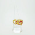18K Ruby Diamond Leopard Ring