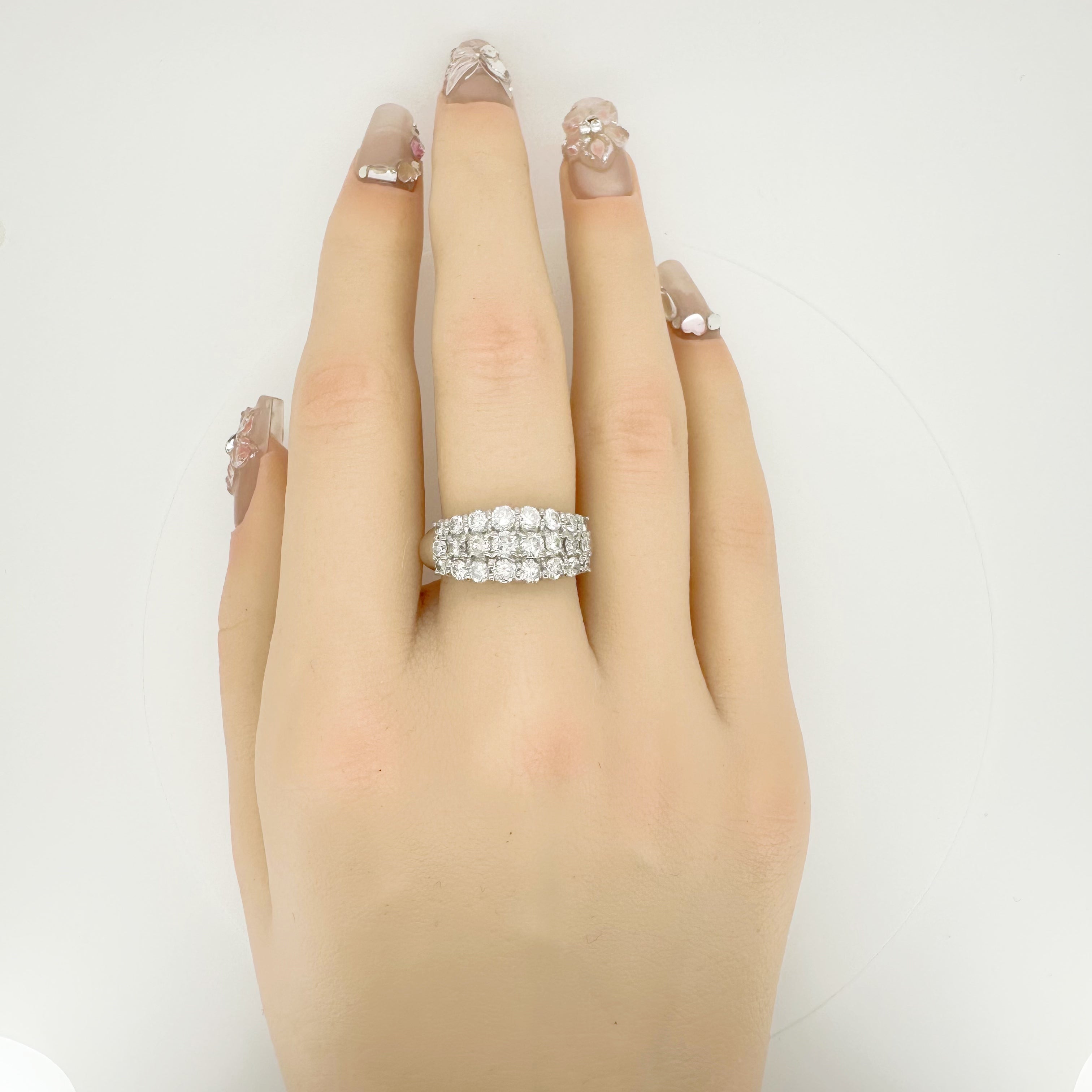 Platinum 1.58ct Diamonds Ring